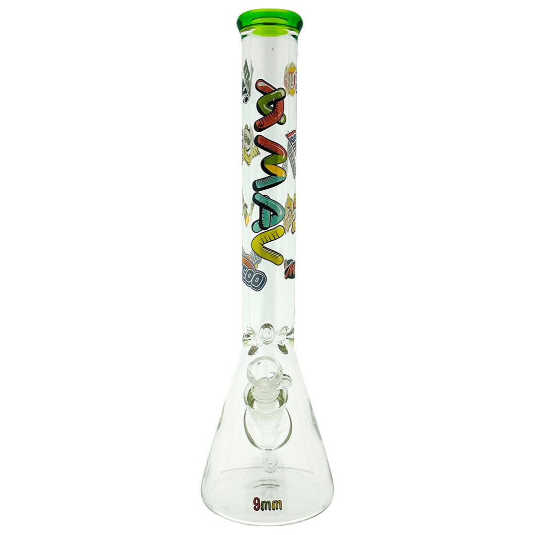 18" x 9mm Munchies Ooze Specialty Slab Beaker Bong