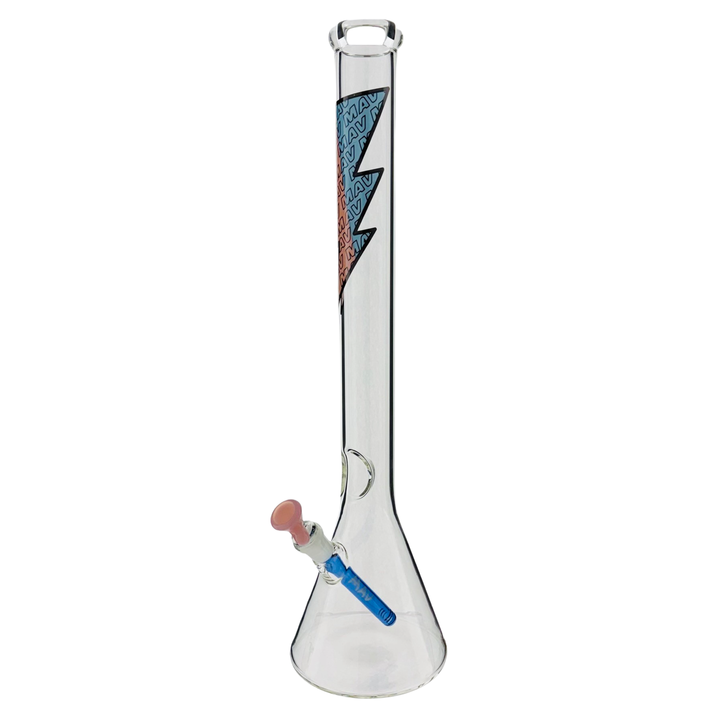 21" tall 50 by 5mm Beaker Bong Tall Neck bolt Type