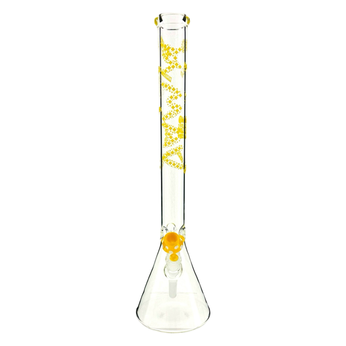 21" tall 50 by 5mm Beaker Bong Tall Neck positive mushroom type