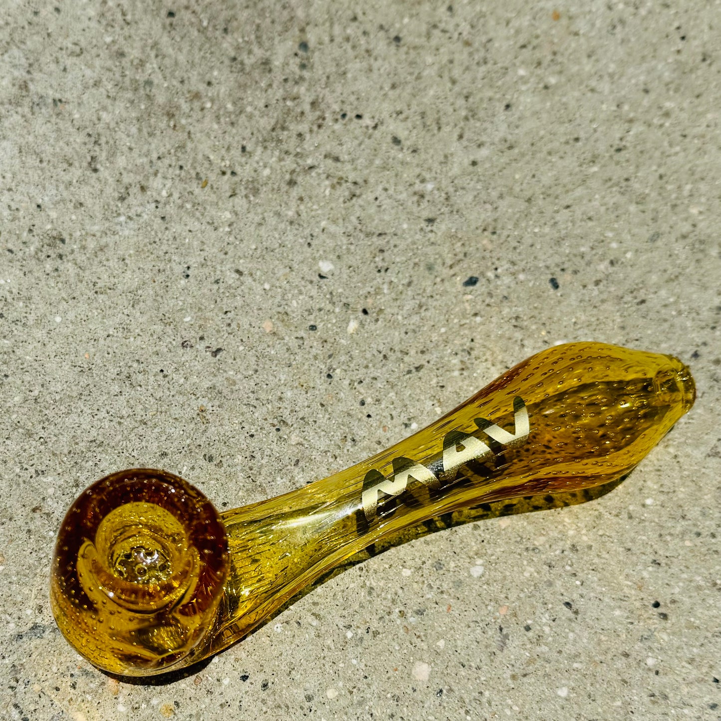 Carbonated Golden 5” Sherlock Hand Pipe