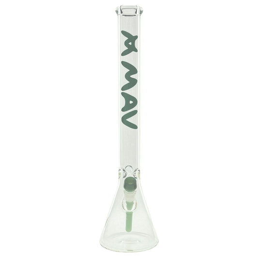 21" tall 50 by 5mm Beaker Bong Tall Neck Sea Foam Type