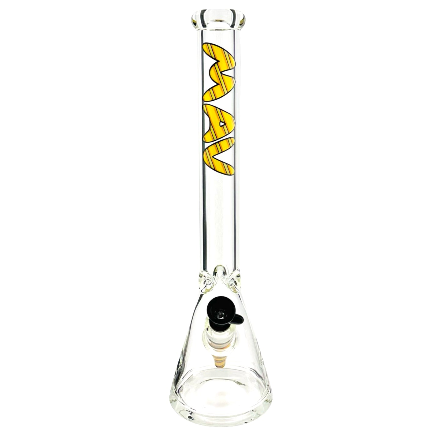 18" 9mm Classic Beaker Bong wigwag stem match hike