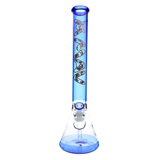 Ink Blue Koi 18" Full Color Beaker Bong