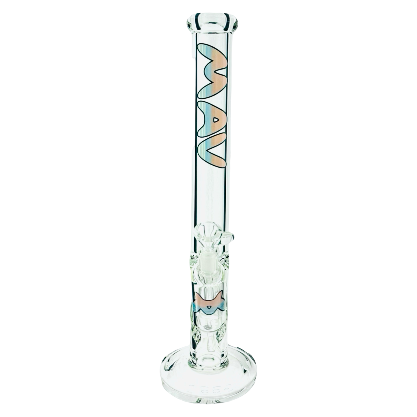 18" x 9mm Vice 2.0 Slab straight Bong + Ash Catcher Combo