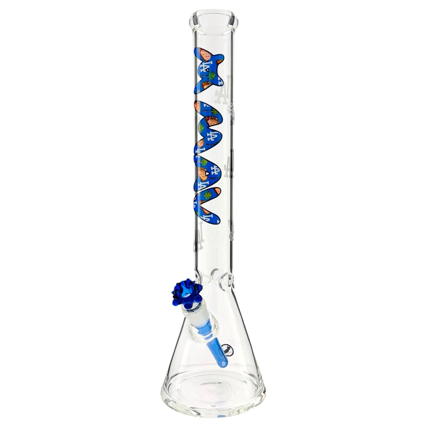 18" X 5MM ONE OF ONE Dodgers Love Special Beaker Bong