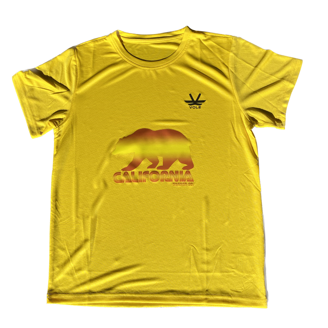 California Bear Logo Yellow T-Shirt